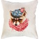 Pillow Racoon in the Hat SPB157 - Cross Stitch Kit by Luca-s