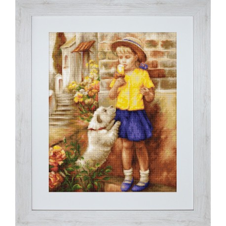A Test of Ice Cream SG527 - Cross Stitch Kit by Luca-s