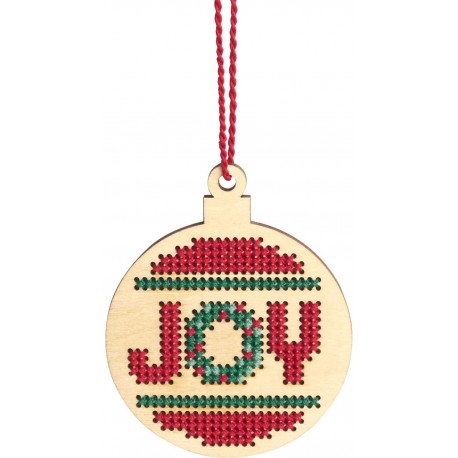 Joy (9.5 cm) - Cross Stitch Kit by DIMENSIONS