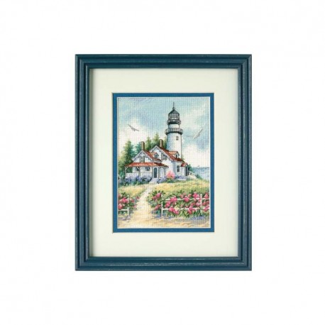 Scenic Lighthouse (13 x 18 cm) - Cross Stitch Kit by DIMENSIONS