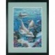 The Dolphins Domain (25 x 36 cm) - Cross Stitch Kit by DIMENSIONS