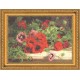 GN006 Poppies on the table Cross Stitch Kit from Golden Fleece