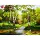 Diamond painting River among the Trees AZ-1343 Size: 40*30