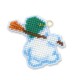 Christmas Tree Decoration Snowmen cross stitch kit by RIOLIS Ref. no.: 1681AC