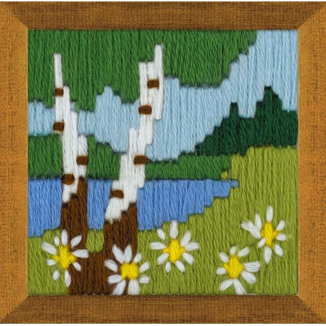 Forest Lake cross stitch kit by RIOLIS Ref. no.: 1651