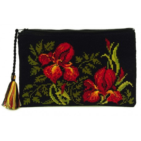 Cosmetic bag Irises siuvinėjimo rinkinys iš RIOLIS Nr.: 1679AC