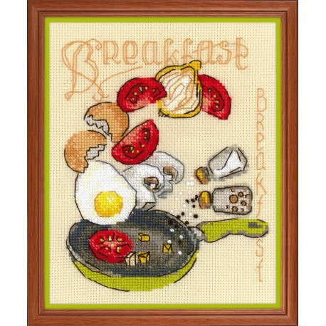 Breakfast cross stitch kit by RIOLIS Ref. no.: 1684