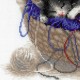 Kittens In A Basket siuvinėjimo rinkinys iš RIOLIS Nr.: 1724