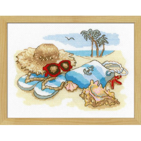Holiday by the Sea cross stitch kit by RIOLIS Ref. no.: 1719