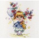 Colourful Bow SNV-601 cross stitch kit by MP Studio