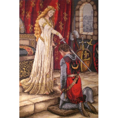 The Accolade SK35 cross stitch kit by Merejka
