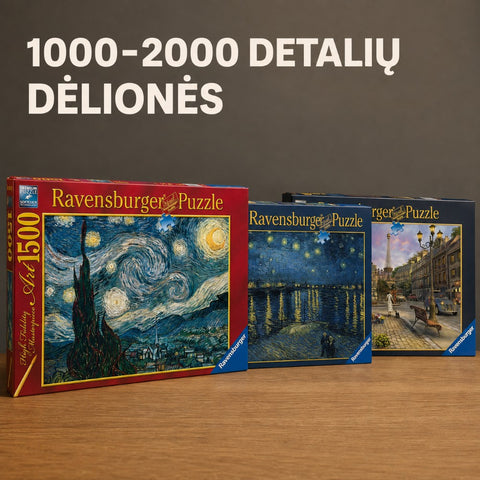 1000-2000 detalių dėlionės kategorijos banneris
