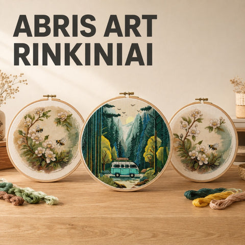 Abris Art siuvinėjimo rinkiniai kategorijos banneris