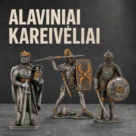 Alavinių kareivėlių statulėlės kategorijos banneris