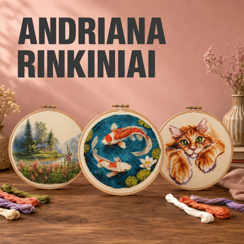 Andriana siuvinėjimo rinkiniai kategorijos banneris