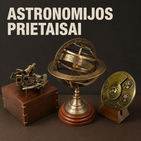 Astronomijos ir navigacijos prietaisai kategorijos banneris