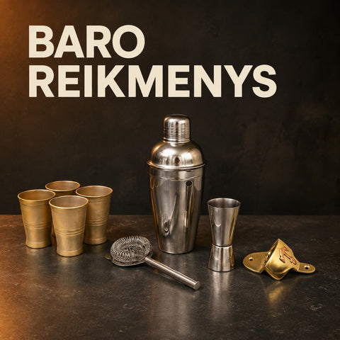 Baro reikmenys kategorijos banneris