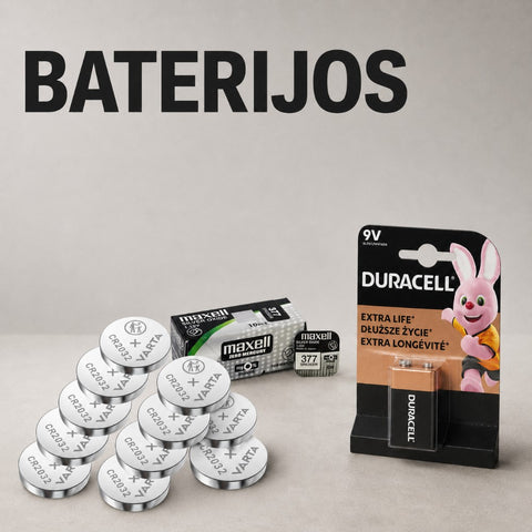 Baterijos kategorijos banneris