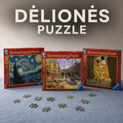 Dėlionės - Puzzle kategorijos banneris