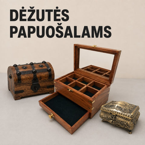 Dėžutės papuošalams kategorijos banneris