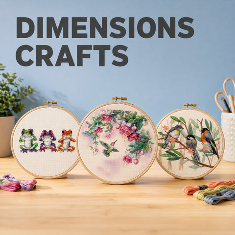 Dimensions Crafts siuvinėjimo rinkiniai kategorijos banneris