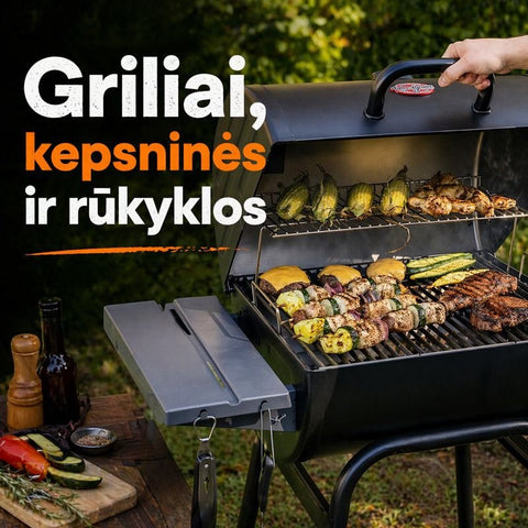 Griliai, kepsninės ir rūkyklos