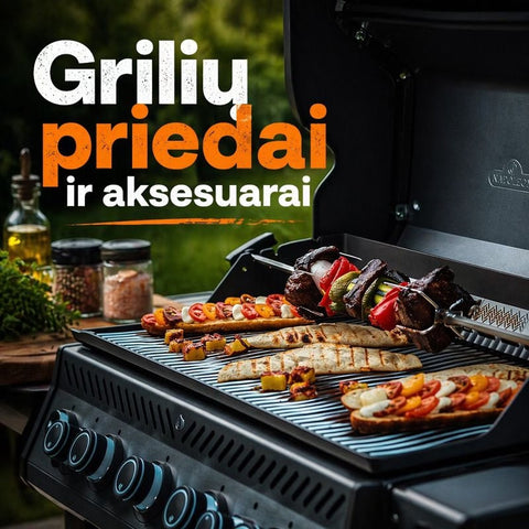 Grilių priedai ir aksesuarai