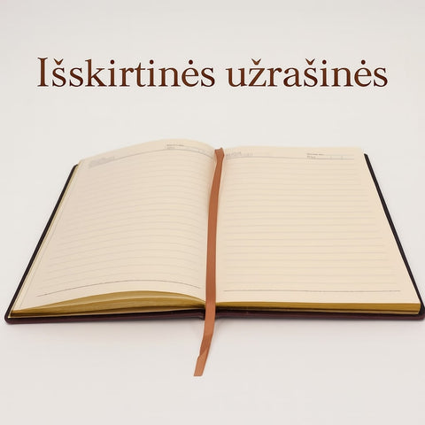 Užrašinės