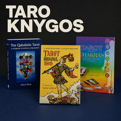 Knygos apie Būrimą ir Taro kategorijos banneris