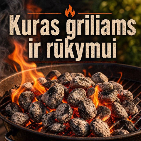 Kuras griliams ir rūkymui