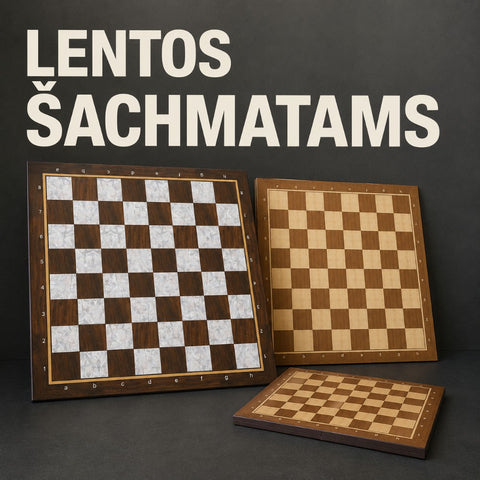 Lentos šachmatams (tik lenta) kategorijos banneris