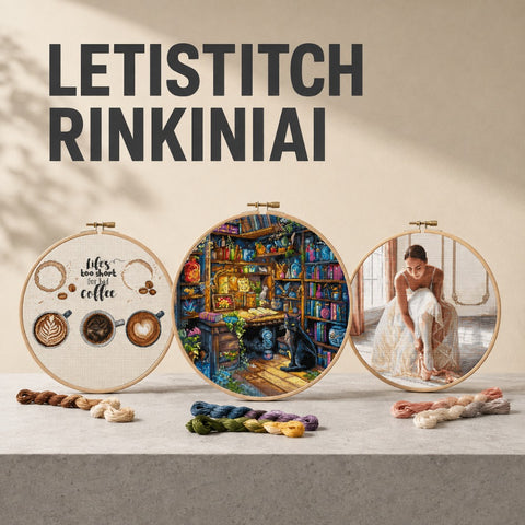 LetiStitch siuvinėjimo rinkiniai kategorijos banneris