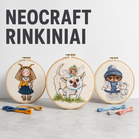 NeoCraft siuvinėjimo rinkiniai kategorijos banneris