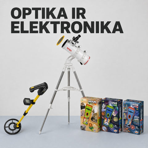 Optika ir elektronika vaikams kategorijos banneris