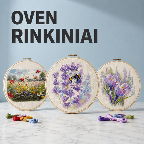 Oven siuvinėjimo rinkiniai kategorijos banneris