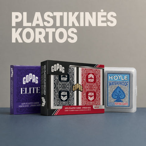 Plastikinės kortos kategorijos banneris