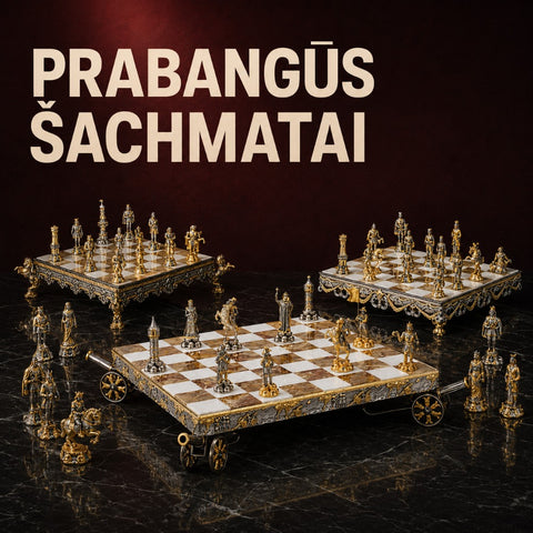Ypatingai prabangūs šachmatai kategorijos banneris