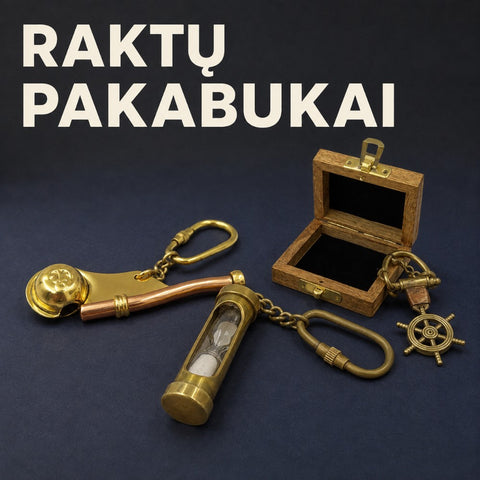 Raktų pakabukai ir magnetai šaldytuvui kategorijos banneris
