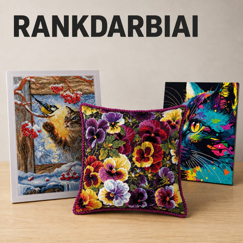 RANKDARBIAI kategorijos banneris