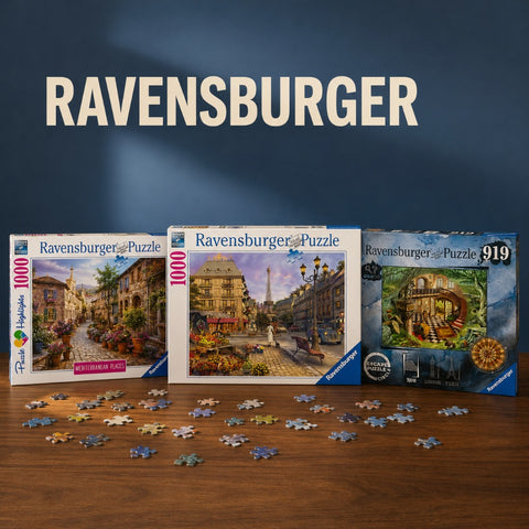 Ravensburger dėlionės kategorijos banneris