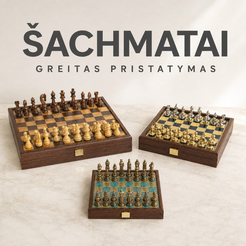 Šachmatai DOVANOTI - GREITAS PRISTATYMAS kategorijos banneris