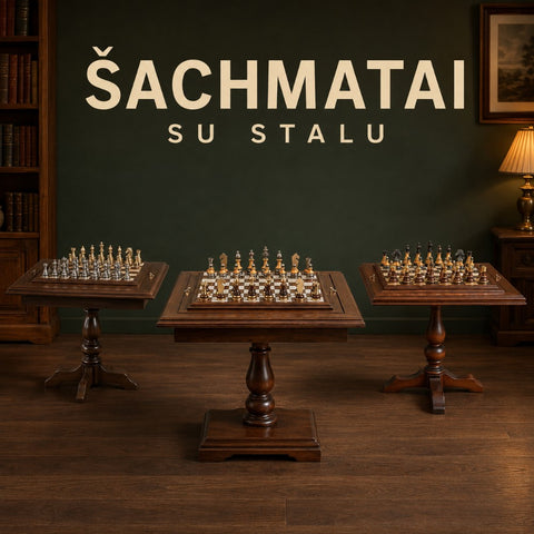 Šachmatų komplektai su stalu kategorijos banneris