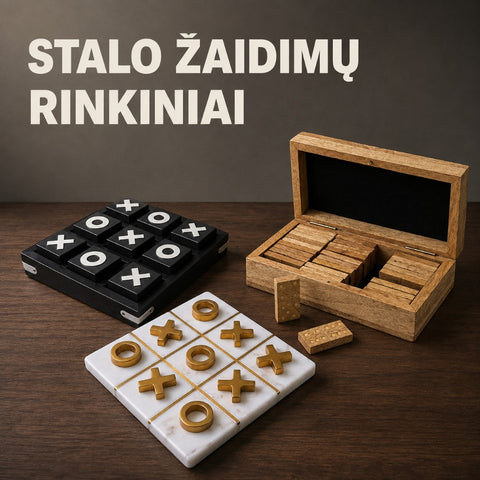 Stalo žaidimų rinkiniai kategorijos banneris