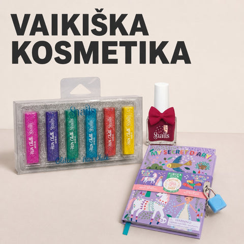 Vaikiška kosmetika ir grožis kategorijos banneris