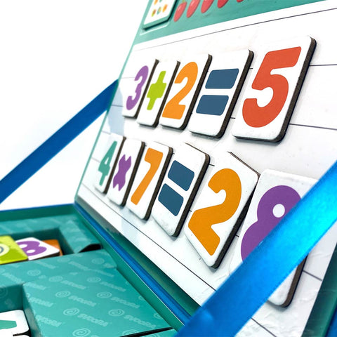 Svoora magnetinis matematikos rinkinys vaikams nuo 4 m.: skaičiai ir veiksmai