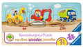 Ravensburger medinė dėlionė „Statybų aikštelė“, 3 det., nuo 1,5 m.