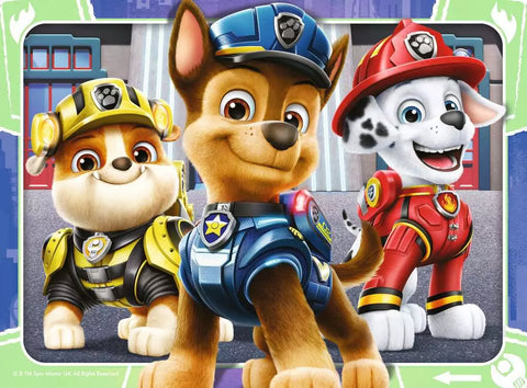 Ravensburger 4 dėlionės „Šunyčiai patruliai: filmas“, 12–24 det., nuo 3 m.