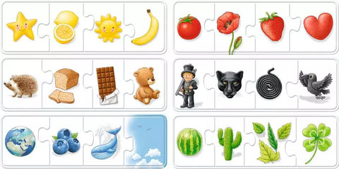 Ravensburger mano pirmosios spalvų dėlionės „Mėlyna“, 6×4 det., nuo 2 m.