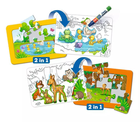 Ravensburger 2 dėlionės „Kiaulytė Pepa“, 2×24 det., nuo 4 m.
