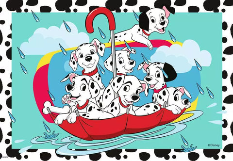 Ravensburger 2 dėlionės „Disney mylimi šuniukai“, 2×24 det., nuo 4 m.